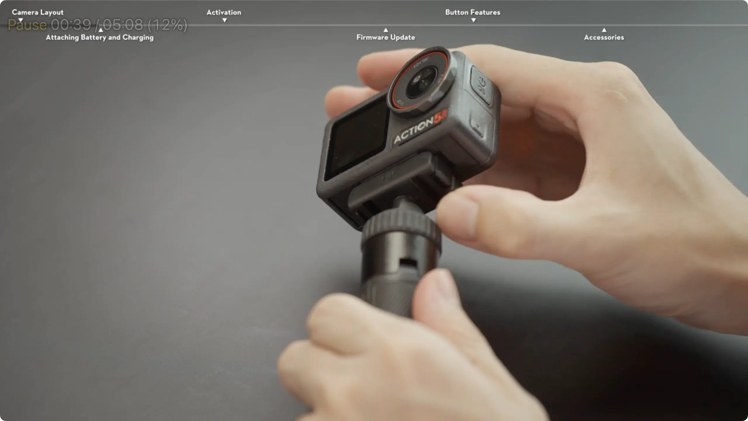 huong dan thiet lap lan dau dji osmo action 5 pro 17.933