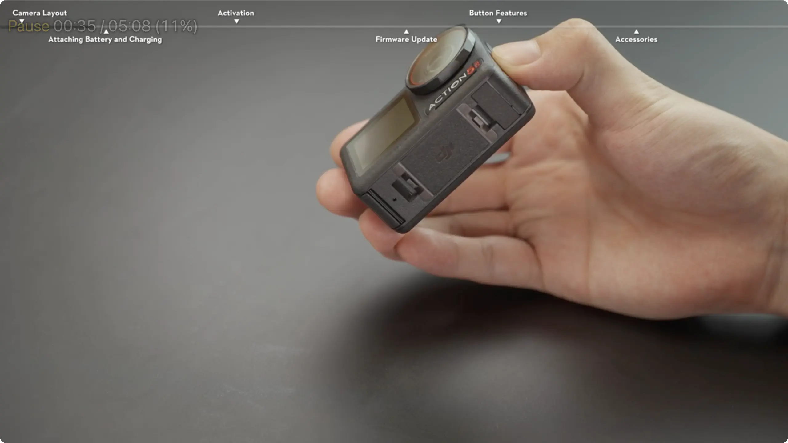huong dan thiet lap lan dau dji osmo action 5 pro 18.266