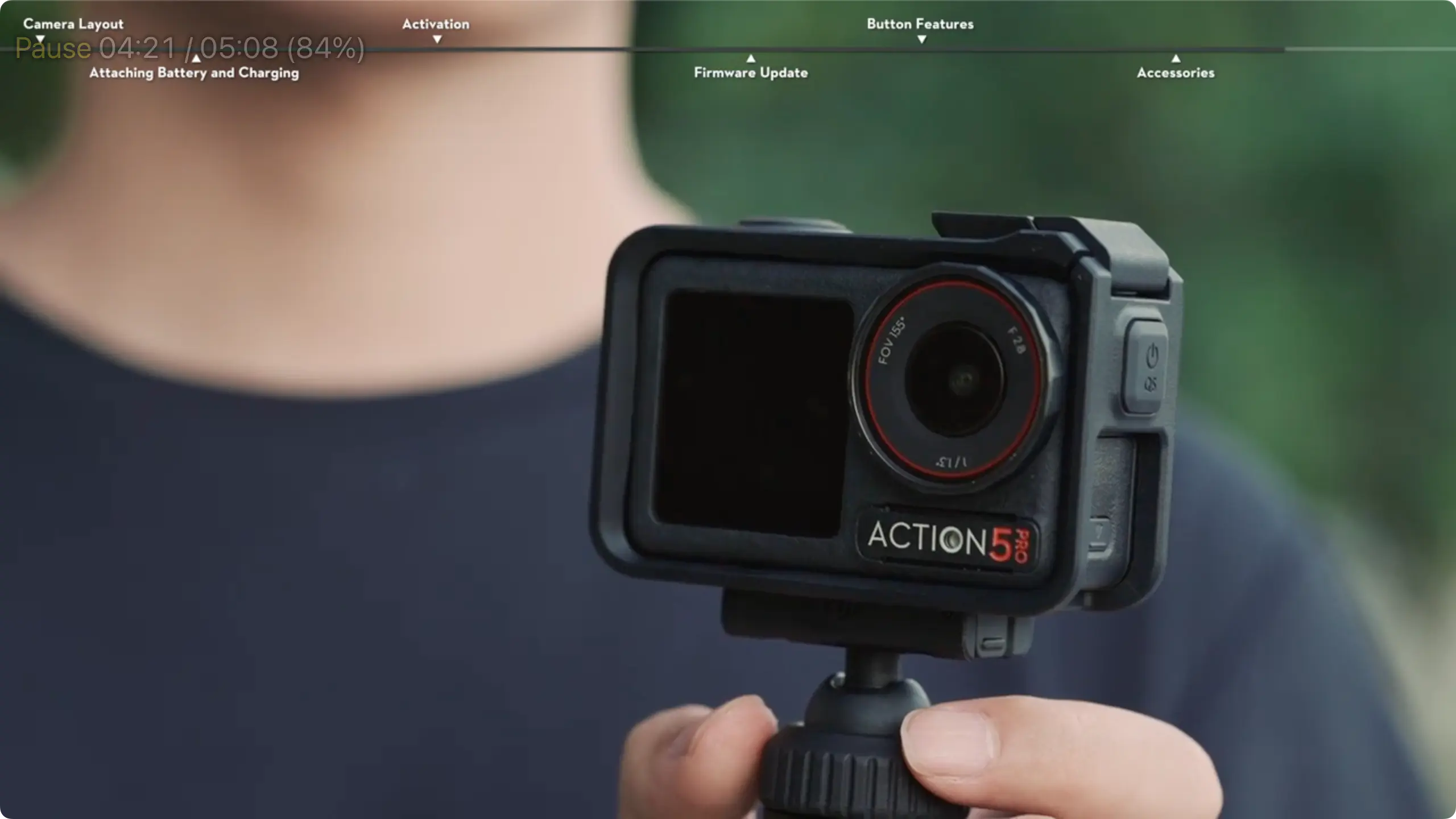 huong dan thiet lap lan dau dji osmo action 5 pro 5.500