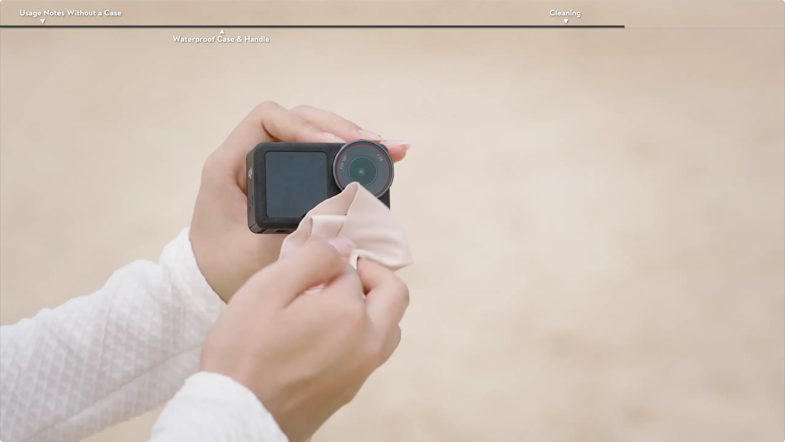 luu y khi su dung dji osmo action 5 pro va osmo action 4 duoi nuoc 13.200