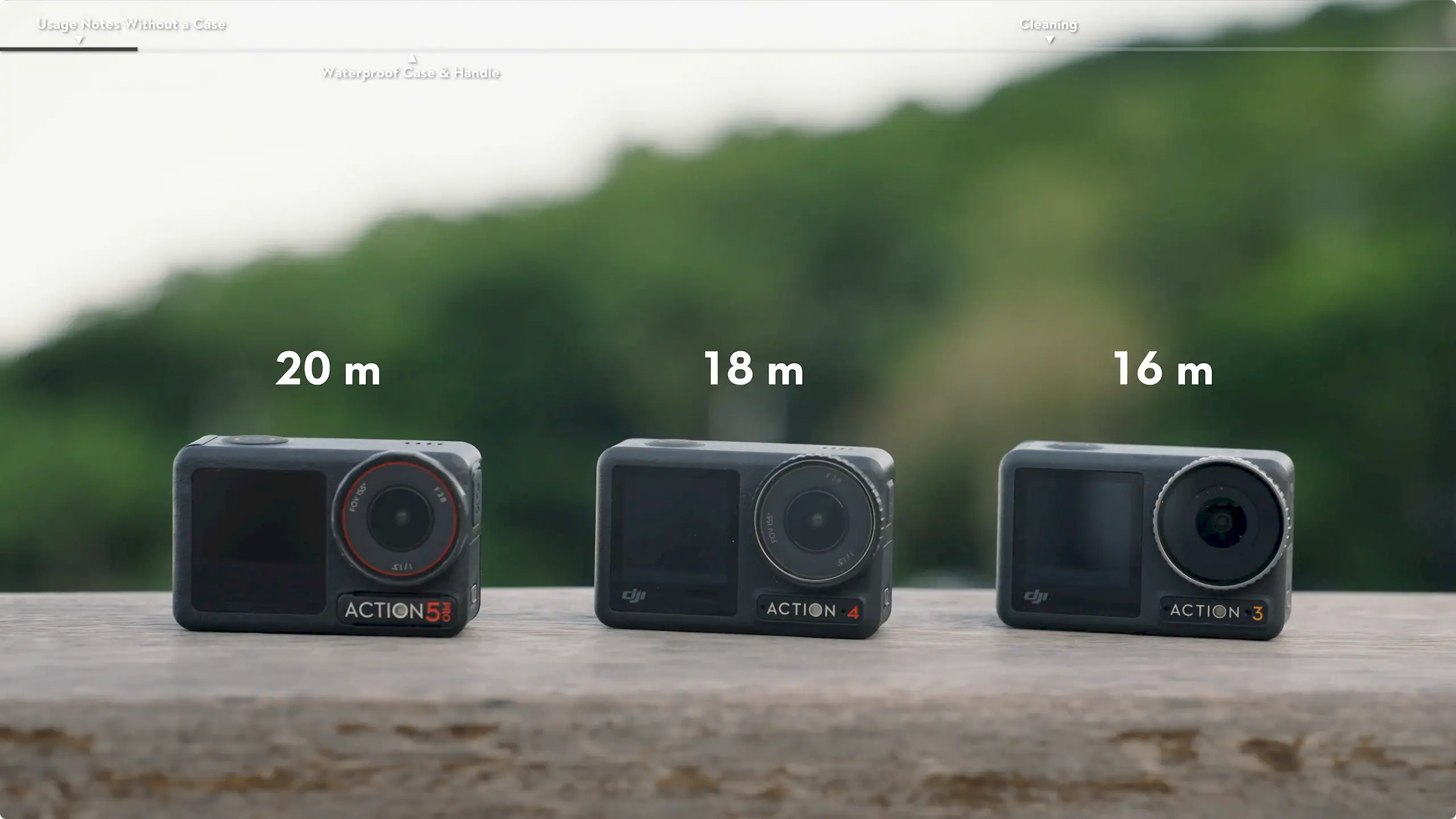 luu y khi su dung dji osmo action 5 pro va osmo action 4 duoi nuoc 3.519