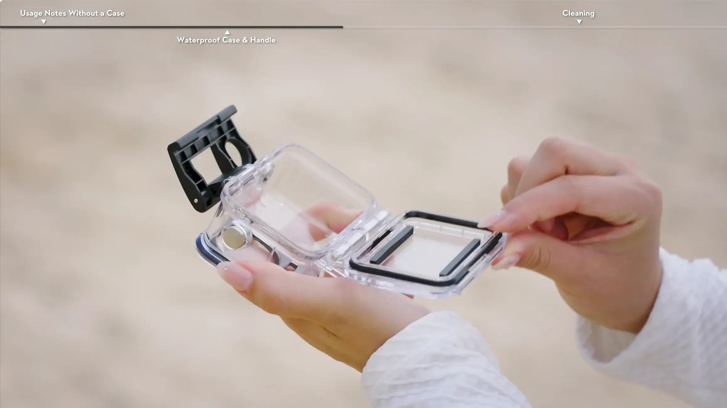 luu y khi su dung dji osmo action 5 pro va osmo action 4 duoi nuoc 8.680 e1727544553179