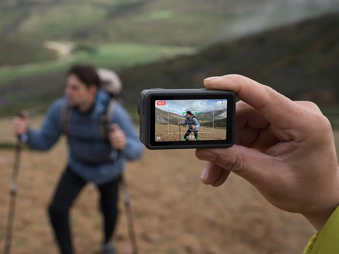 osmo action 5 pro hiking subject centering tracking