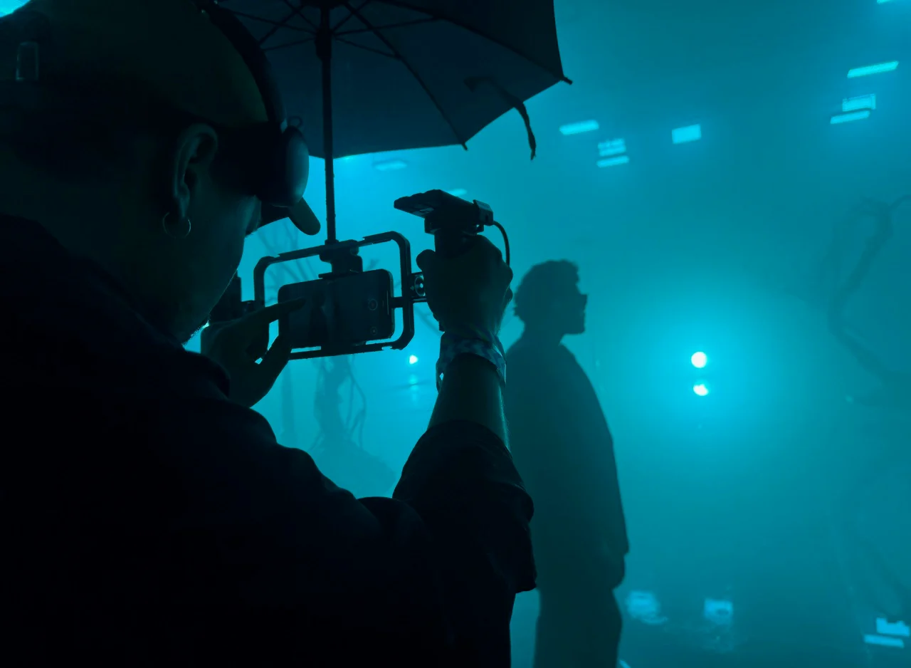 shot on iphone 16 pro bts the weeknd 1