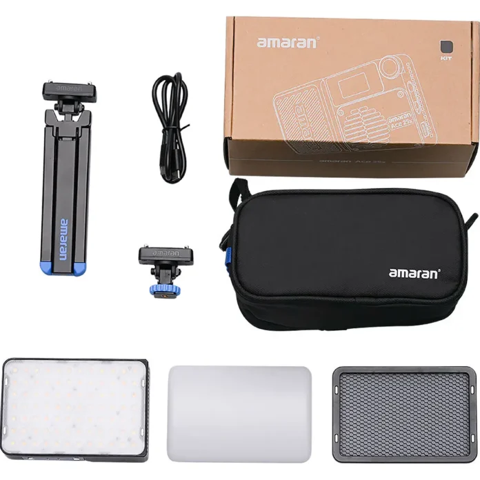 Đèn amaran Ace 25x Creator Kit Bi-Color LED Light bỏ túi (Charcoal)