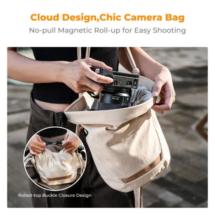 Túi đeo chéo K&F Concept Sling Bag 5L - KF13.168 (Beige)