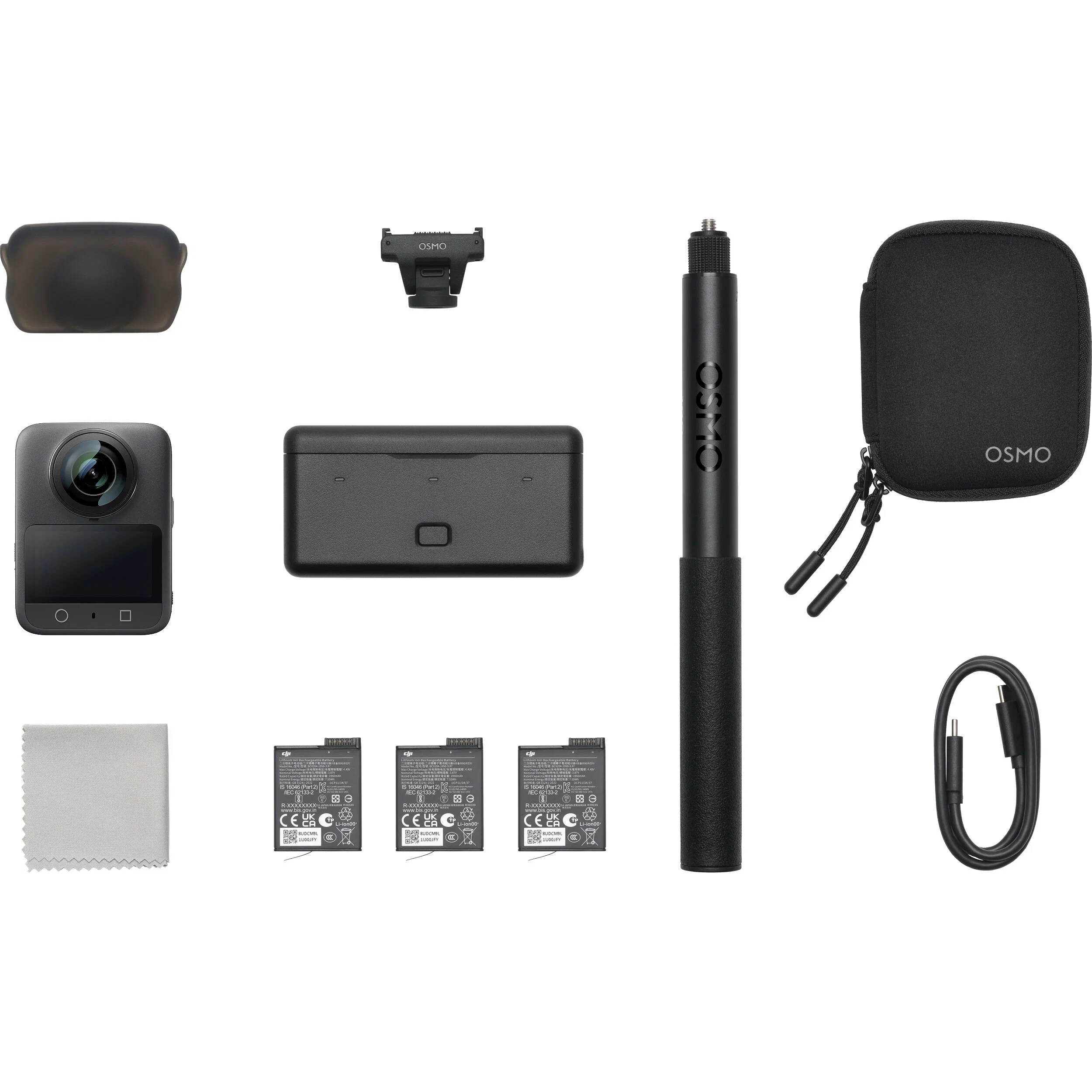 4 dji osmo 360 quay video 8k 360 9 DJI Osmo 360 Adventure Combo - Quay 8K, trọn bộ phụ kiện 3 pin & dock sạc