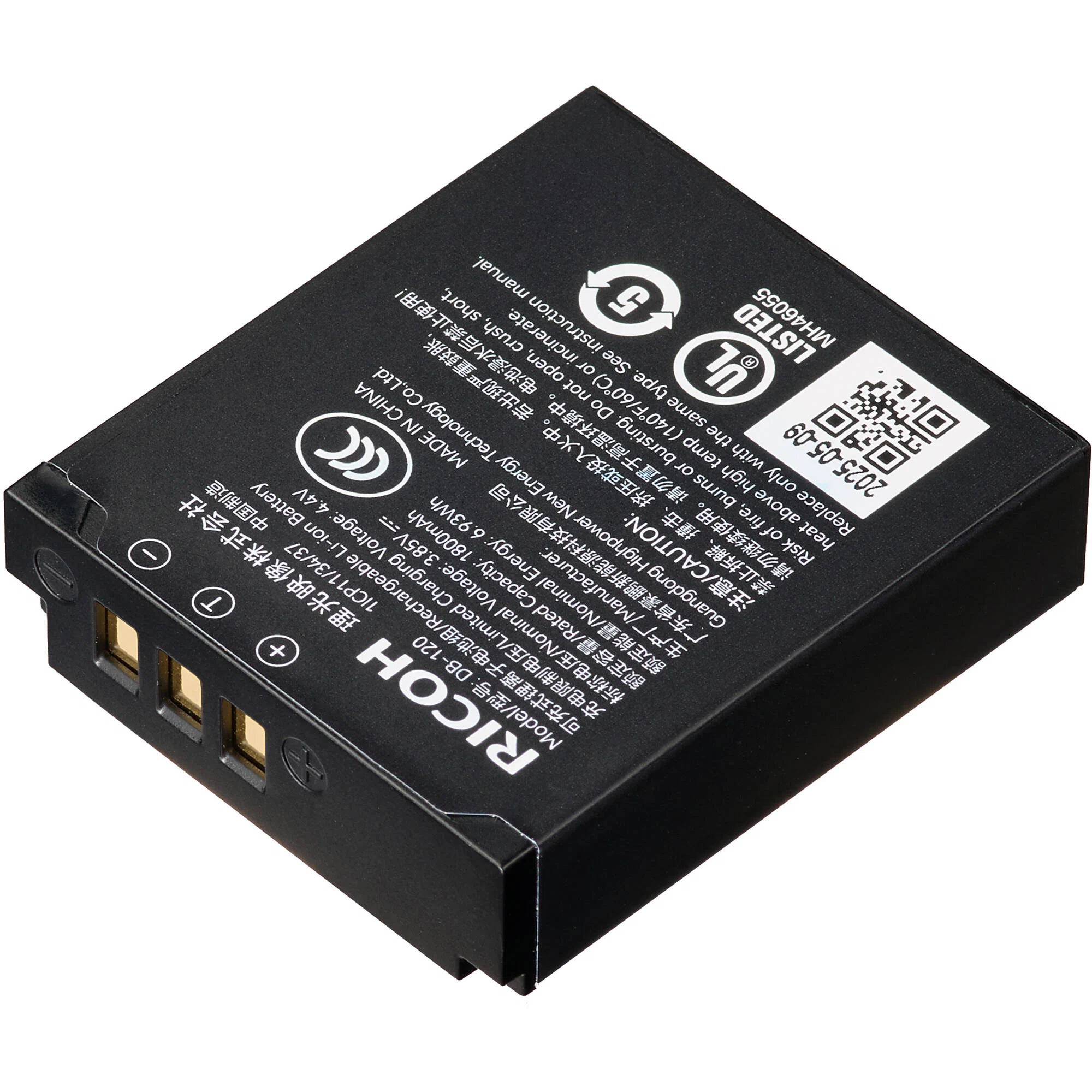 ricoh db120 battery 1800mah 1 Pin Ricoh DB‑120 1800mAh chính hãng cho GR IV
