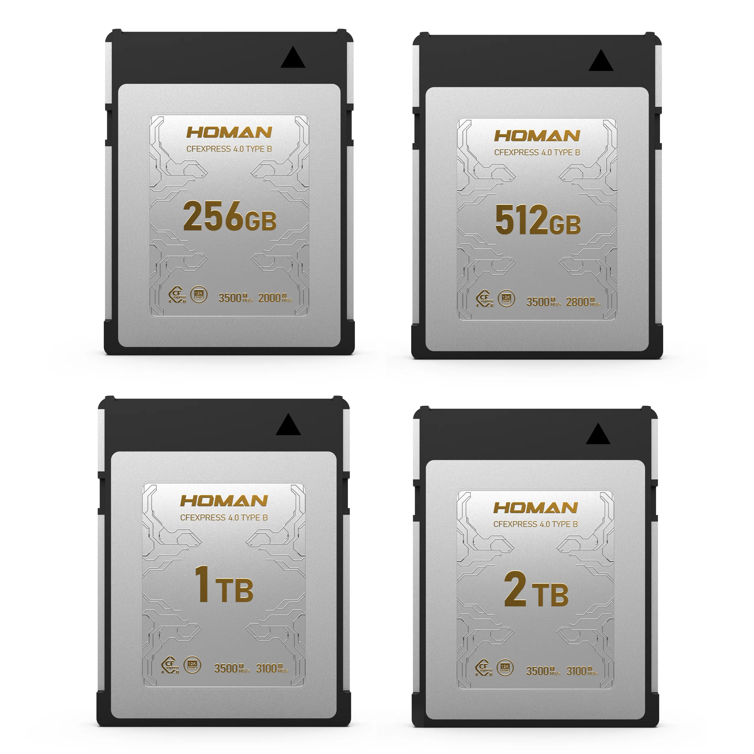 14 the nho cfexpress 4.0 type b homan 3 Thẻ nhớ CFexpress 4.0 Type B Homan 256GB 3500MB/s