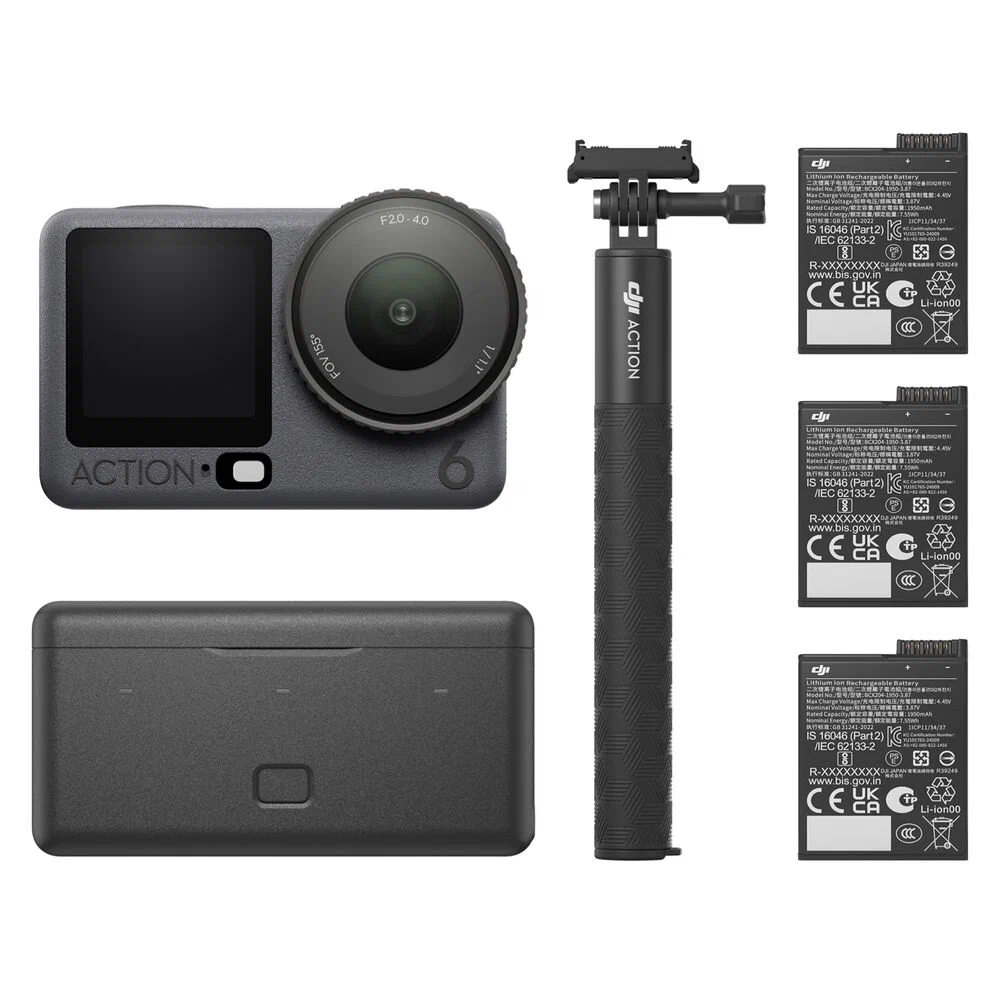 1763448474 1928319 1 DJI Osmo Action 6 Adventure Combo - Action cam 4K120 cảm biến vuông 1/1.1 inch