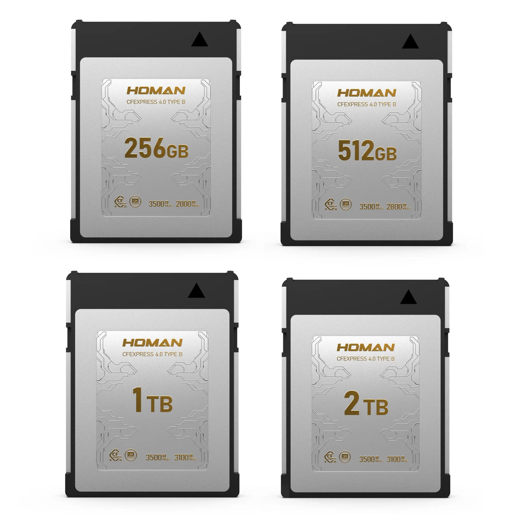 5 the nho cfexpress 4.0 type b homan 1 3 Thẻ nhớ CFexpress 4.0 Type B Homan 512GB 3500MB/s