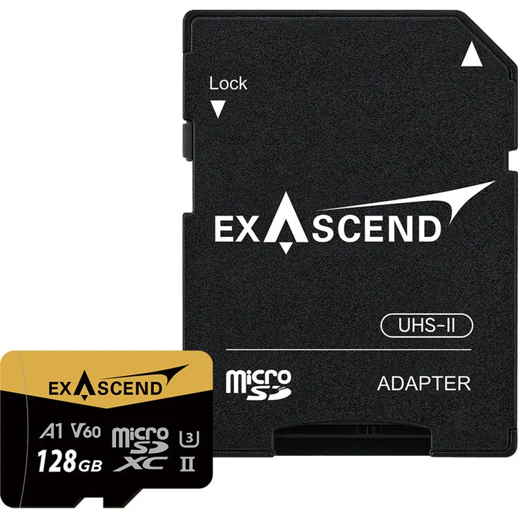 5 the nho microsd exascend catalyst 128gb v60 uhs ii 5 Thẻ nhớ microSD Exascend Catalyst 128GB V60 UHS-II - 280MB/s