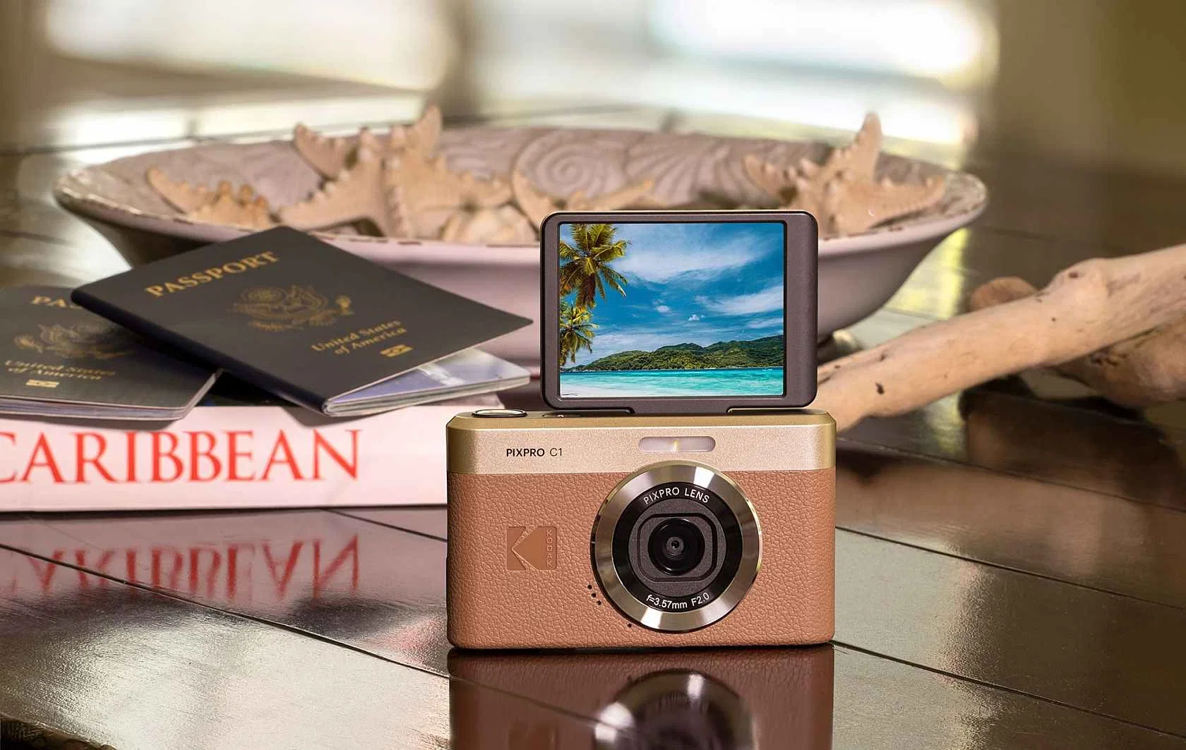 6 may anh kodak pixpro c1 brown 16 Máy ảnh Kodak Pixpro C1 màu Brown thiết kế compact phong cách digicam