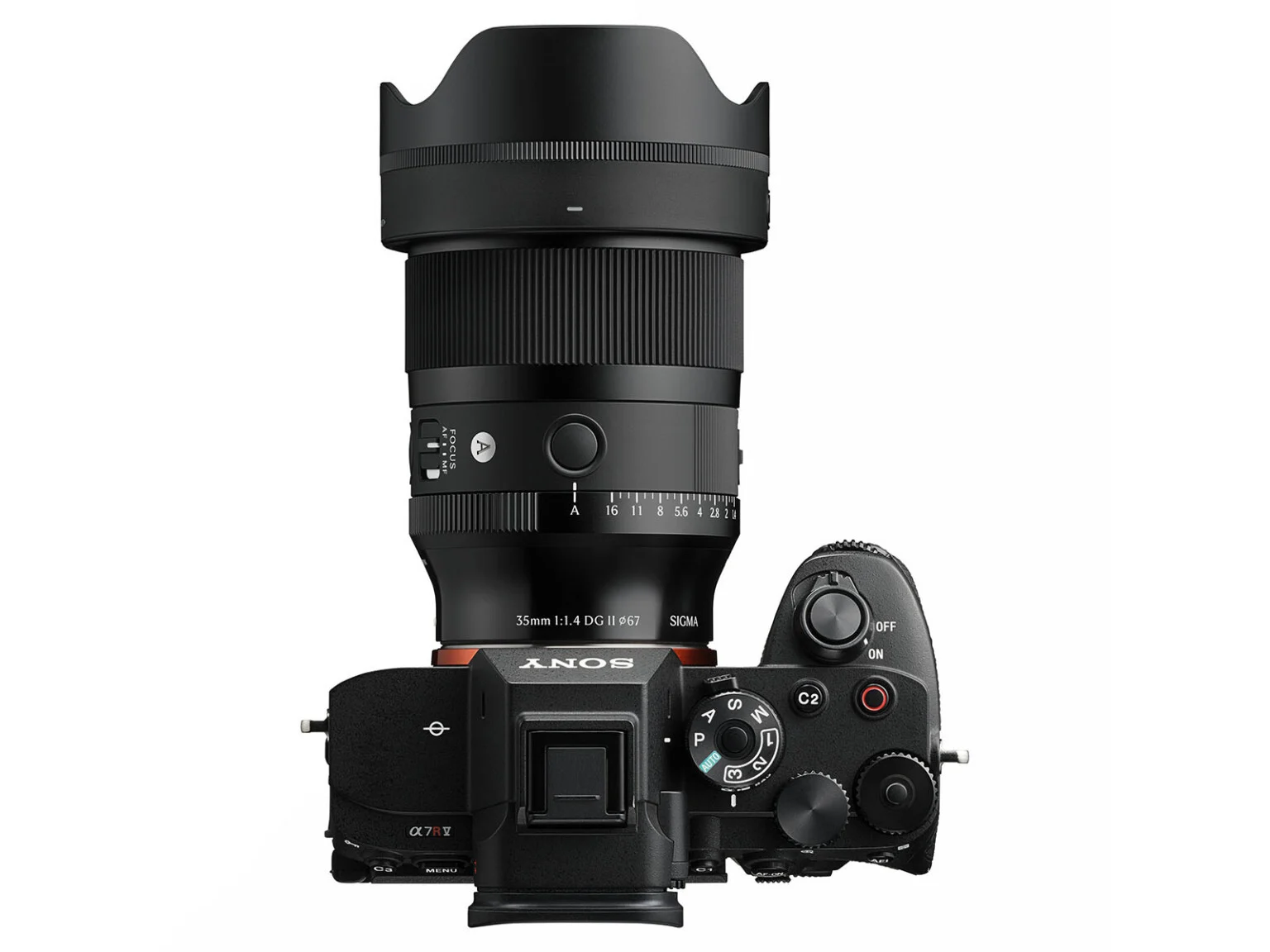 Sigma 35mm F1.4 DG II Art cho Sony E gắn trên body Sony full-frame