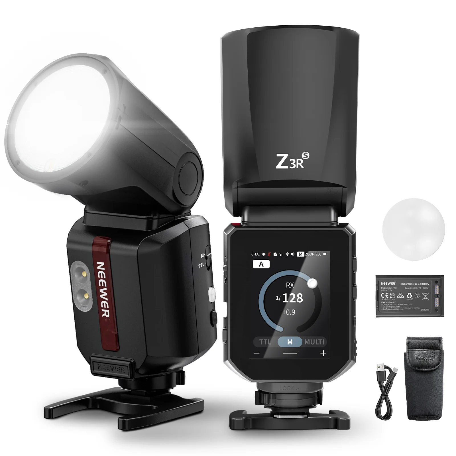 Đèn flash Neewer Z3R Sony – 100Ws TTL, HSS, đầu tròn