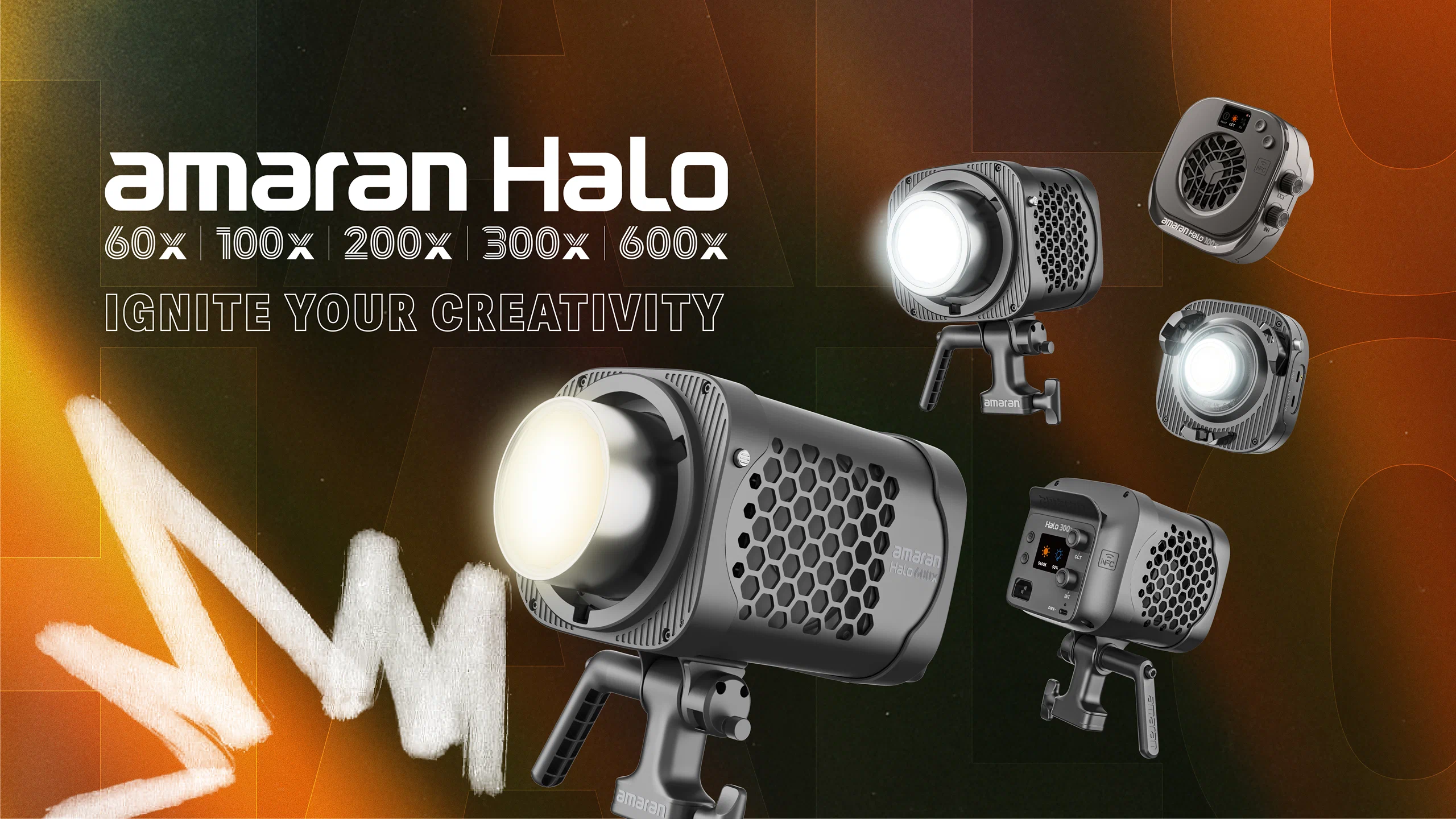 Amaran Halo Series 2026 gồm 5 model 60x 100x 200x 300x 600x