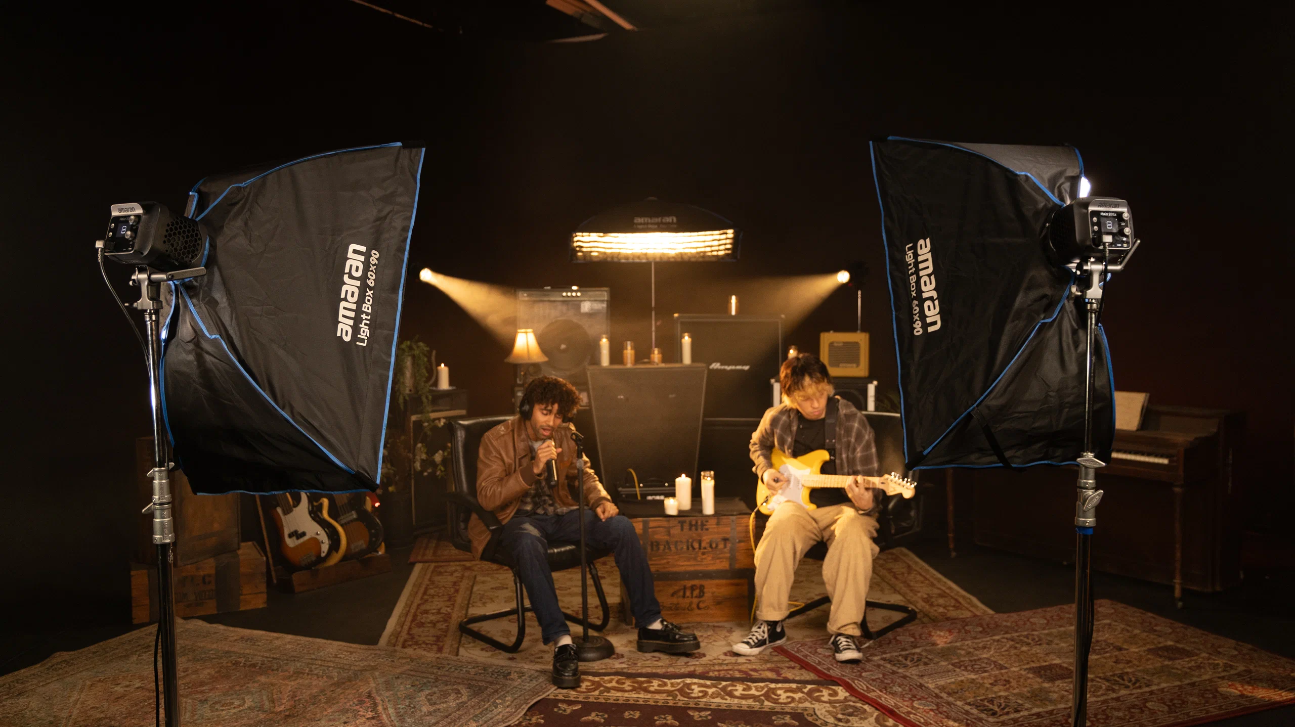 Amaran Halo sử dụng trong studio quay video