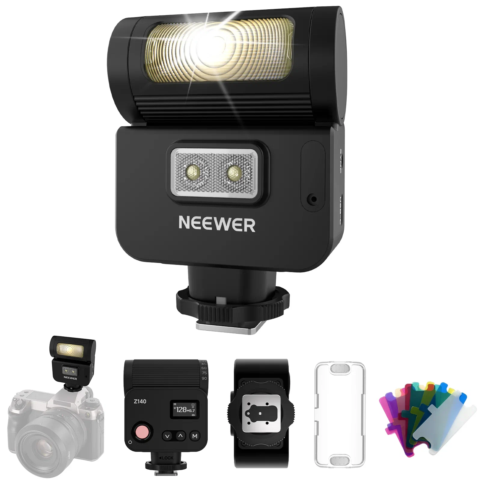 8 den neewer z140 mini flash.jpg 8 Đèn NEEWER Z140 Mini Flash - Nhỏ gọn, Auto, Dễ dùng