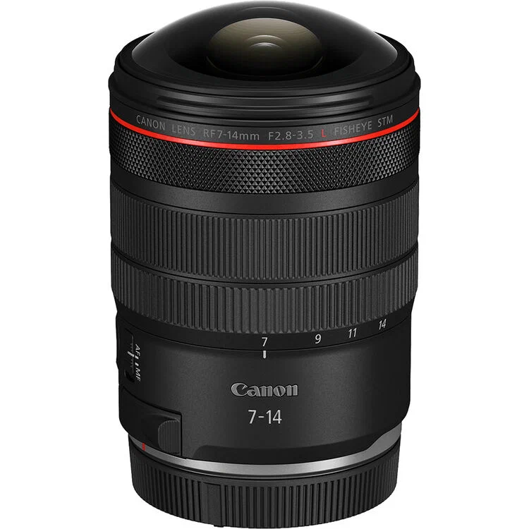 Canon RF 7-14mm F2.8-3.5 L Fisheye STM - Ống kính Fisheye 190°