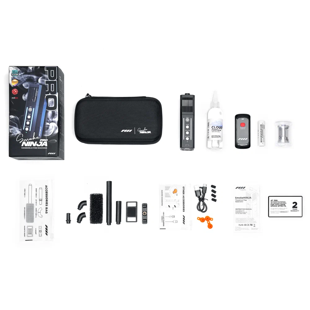 Máy tạo khói PMI SmokeNINJA Pro Basic Kit - Fog, Dry Ice, Steam, Haze