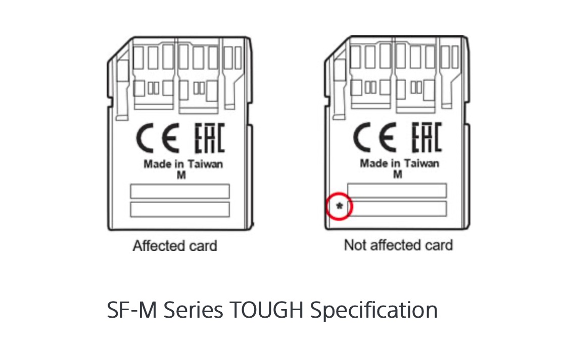 Sony cảnh báo một số thẻ SD của họ gây hư hại tập tin video, thay thế miễn phí cho ai gặp lỗi