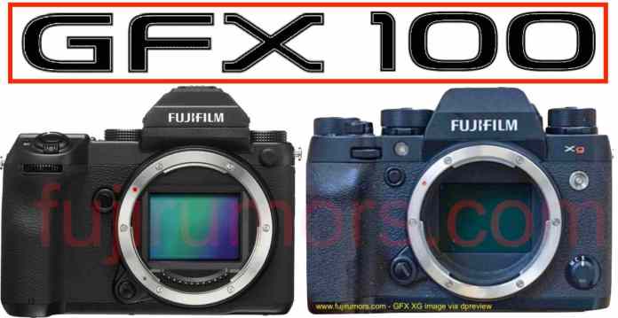 Fujifilm GFX100 mới với IBIS sẽ chỉ to bằng GFX50S