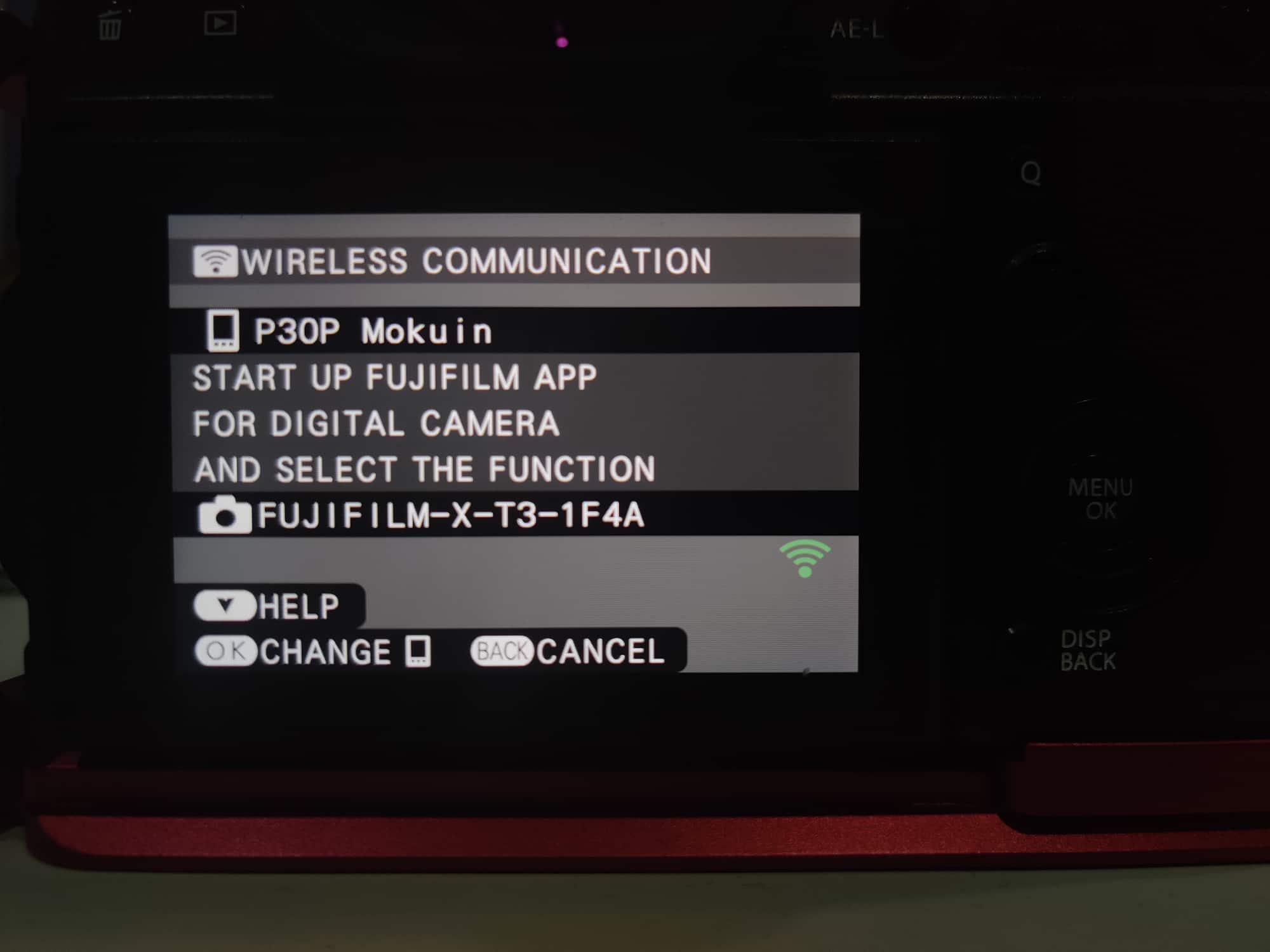 hướng dẫn kết nối wifi app Fujifilm Camera Remote