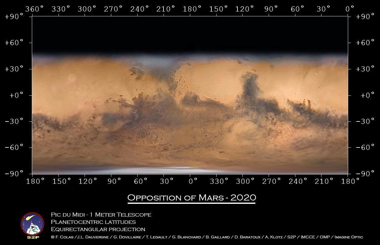 Bức ảnh chụp toàn bộ bề mặt Sao Hoả tốt nhất được chụp từ Trái Đất với tiêu cự 17000mm