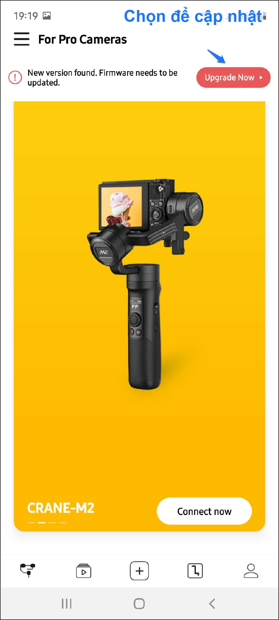 Hướng dẫn cập nhật Firmware cho Gimbal Zhiyun thông qua Smartphone