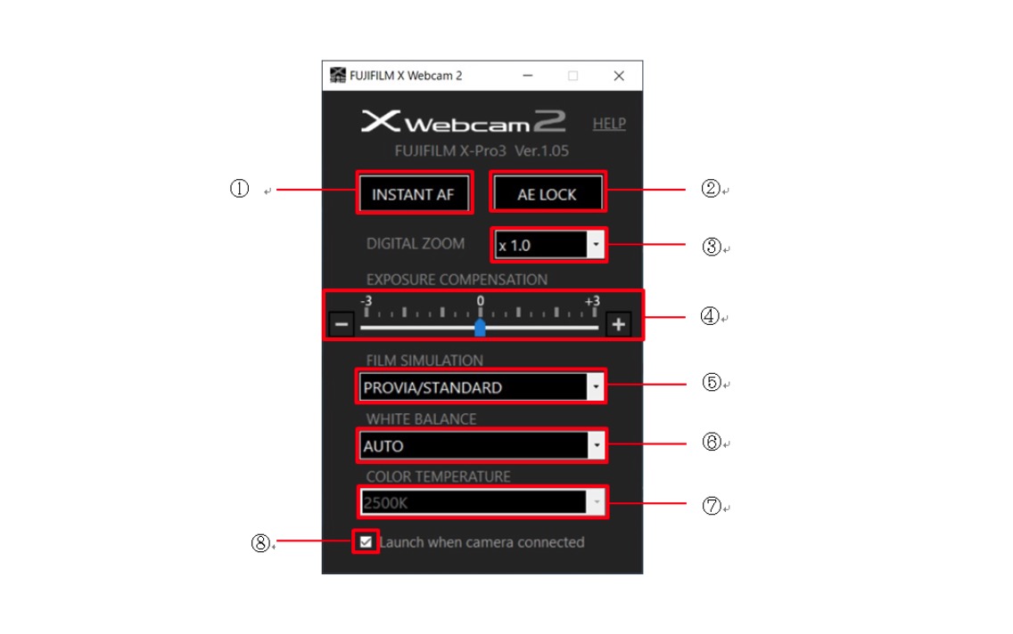 Fujifilm ra mắt X Webcam phiên bản 2.0, thêm bảng điều chỉnh thông số máy ảnh từ máy tính