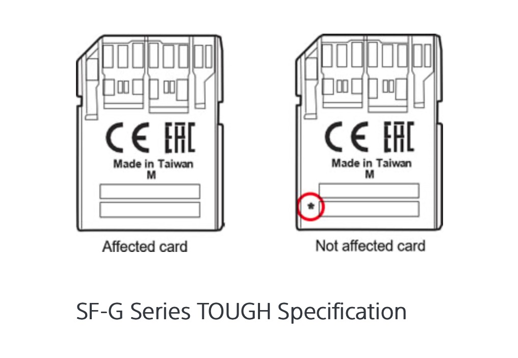 Sony cảnh báo một số thẻ SD của họ gây hư hại tập tin video, thay thế miễn phí cho ai gặp lỗi