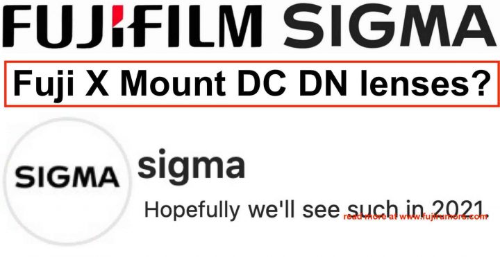 Các ống kính Sigma cho Fujifilm sẽ được giới thiệu vào năm sau?