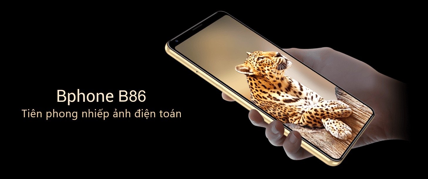 Bphone B86 ra mắt, không phím bấm vật lý, camera điện toán, giá từ 8,990,000 VND