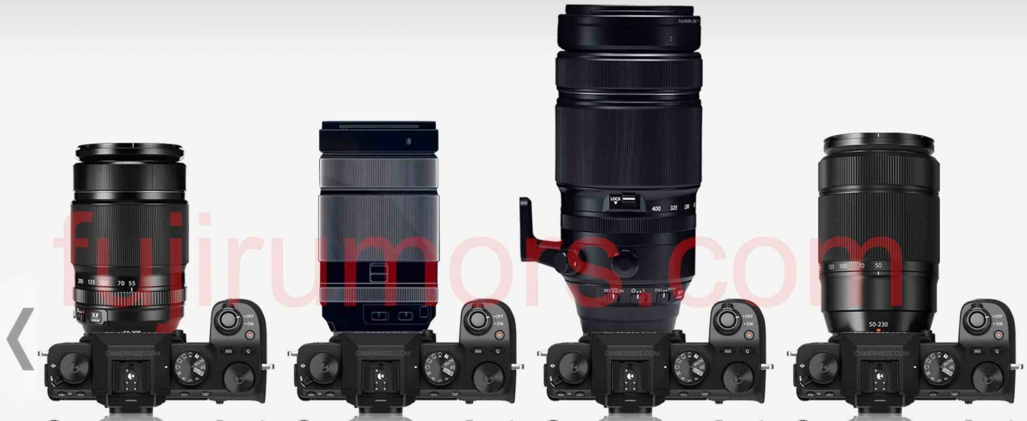 Ống kính Fujinon XF 70-300mm F4-5.6 sẽ có kích thước filter 67mm
