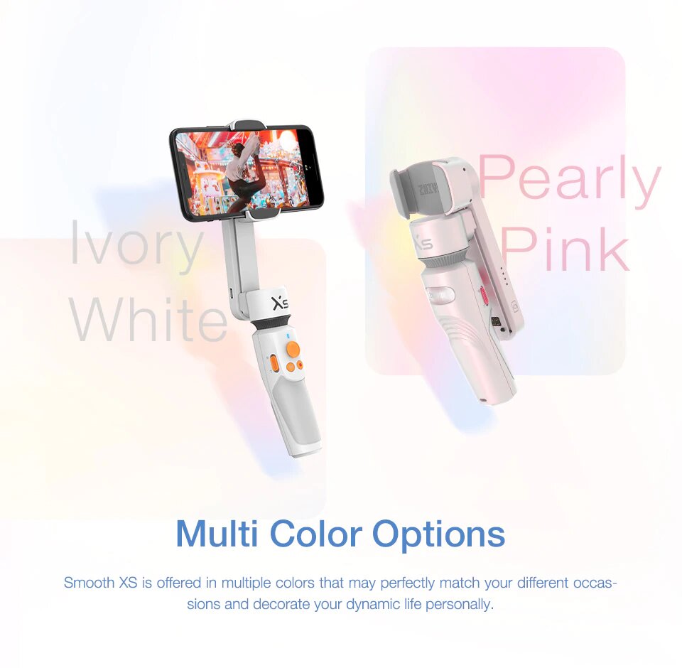 Zhiyun ra mắt gimbal điện thoại Smooth XS mới với khả năng thiết lập cực nhanh, nhiều tuỳ chọn màu sắc