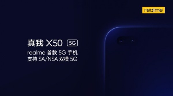 Realme X50 5G ra mắt với HAI camera selfie