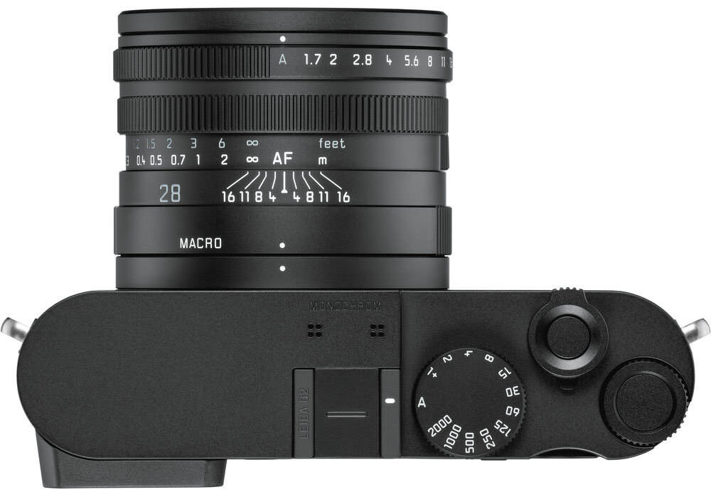 Leica Q2 Monochrom cảm biến 46.7MP đen trắng ra mắt, ống kính cố định 28mm F1.7