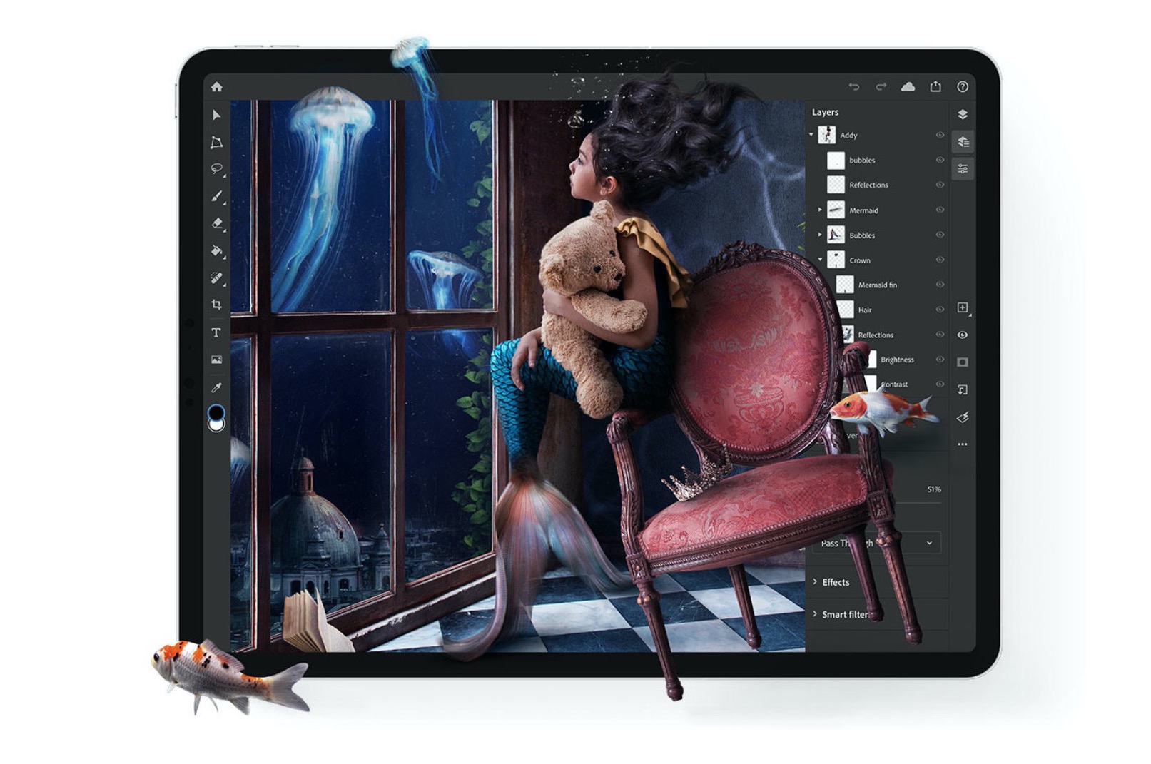 Phần mềm chỉnh sửa ảnh Adobe Photoshop chính thức trên iPadOS