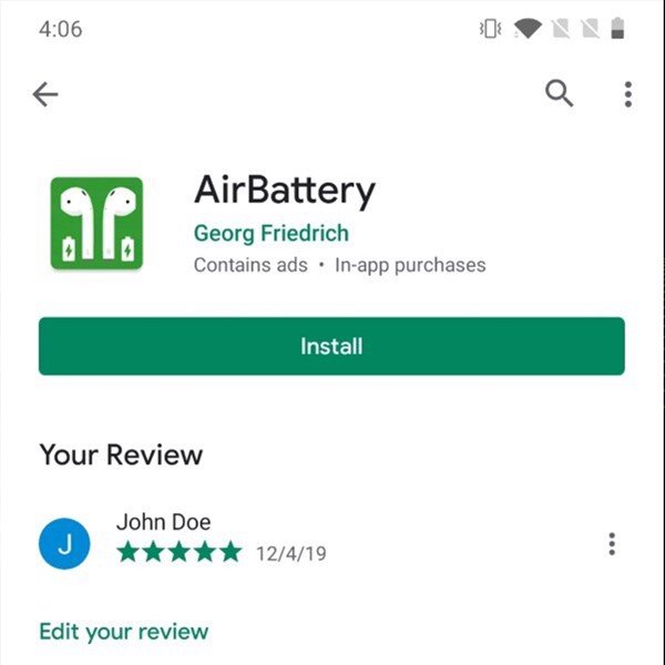 Cách kiểm tra mức pin AirPods Pro trên điện thoại Android