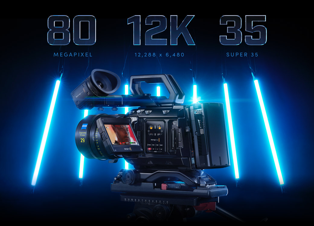 Blackmagic ra mắt máy quay URSA Mini Pro 12K, cảm biến 80MP có khả năng quay video RAW 12K60FPS