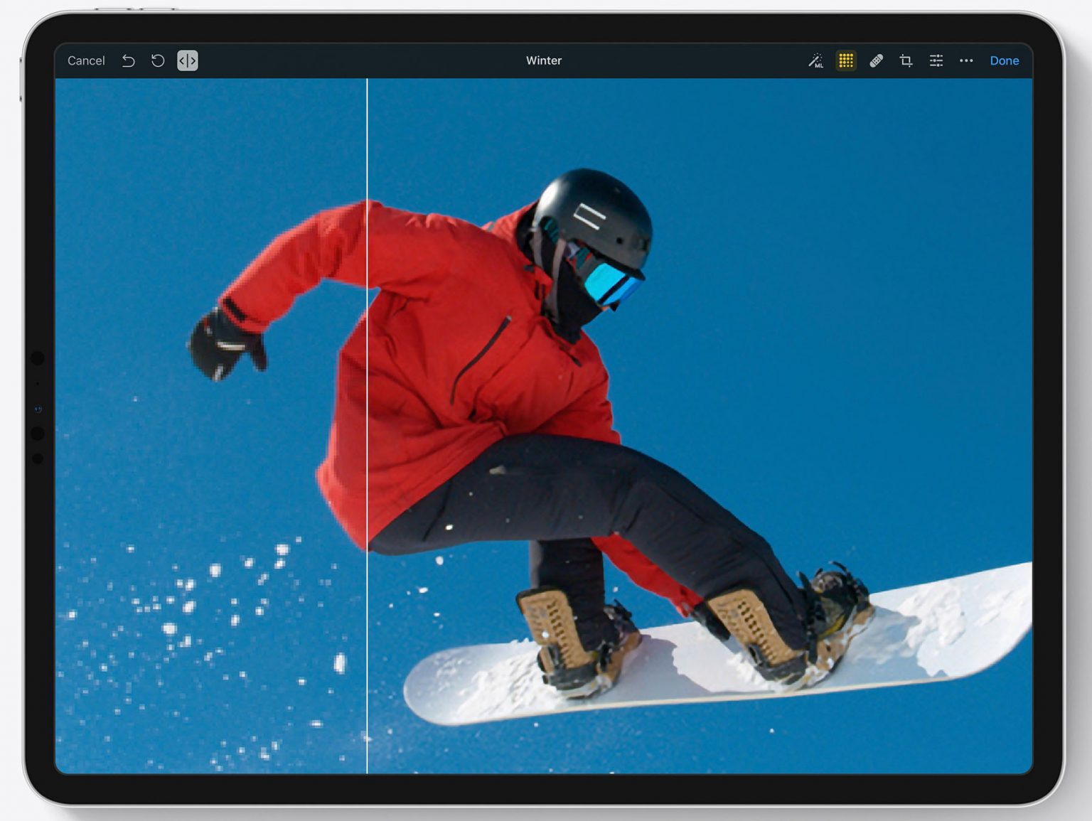 Pixelmator Photo cập nhật thêm tính năng tăng độ phân giải của bức ảnh bằng AI