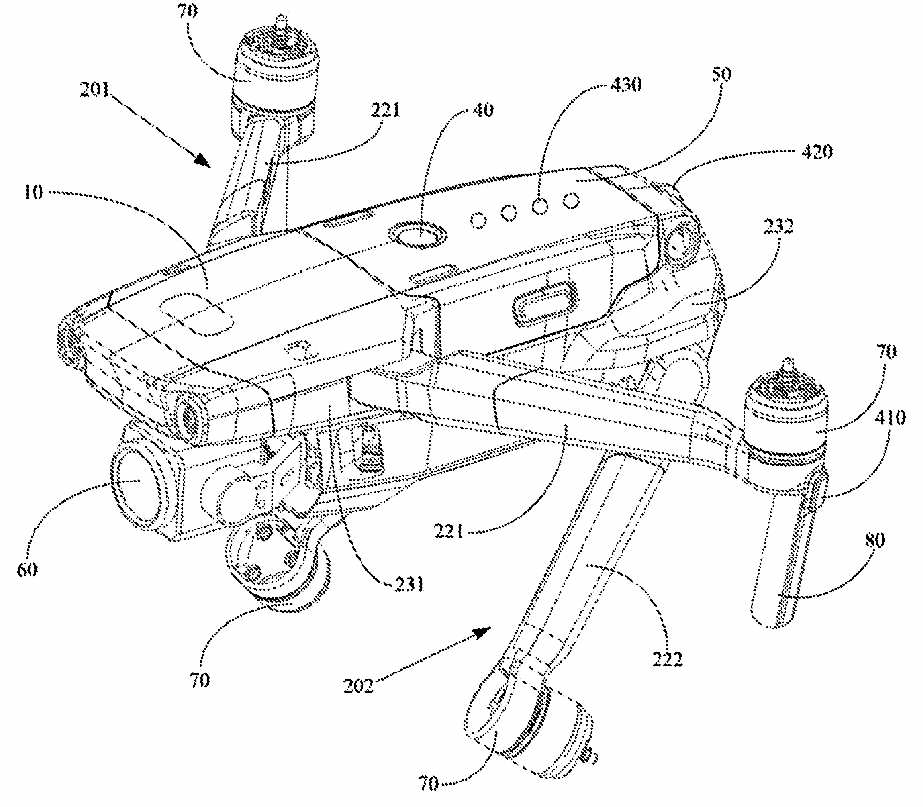 Xuất hiện bằng sáng chế mới có thể là của DJI Mavic 3 Pro