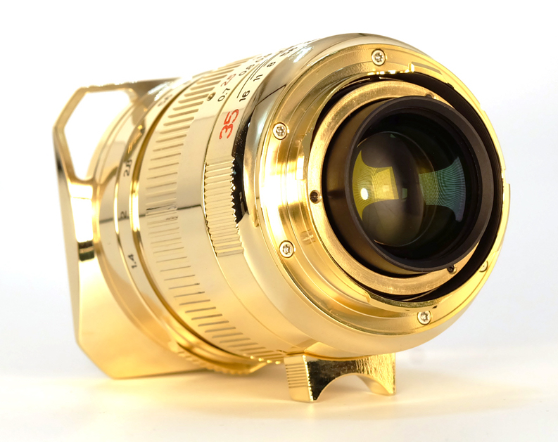 TTartisan ra mắt ống kính 35mm F1.4 24K phiên bản mạ vàng giới hạn dành cho Leica ngàm M