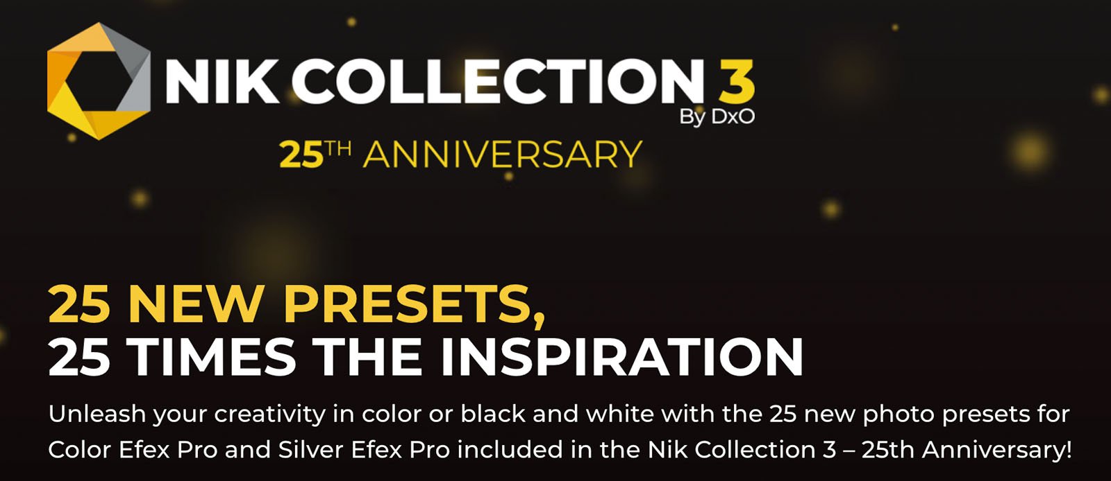 Nik kỷ niệm 25 năm với bộ preset mới cho Nik Collection 3