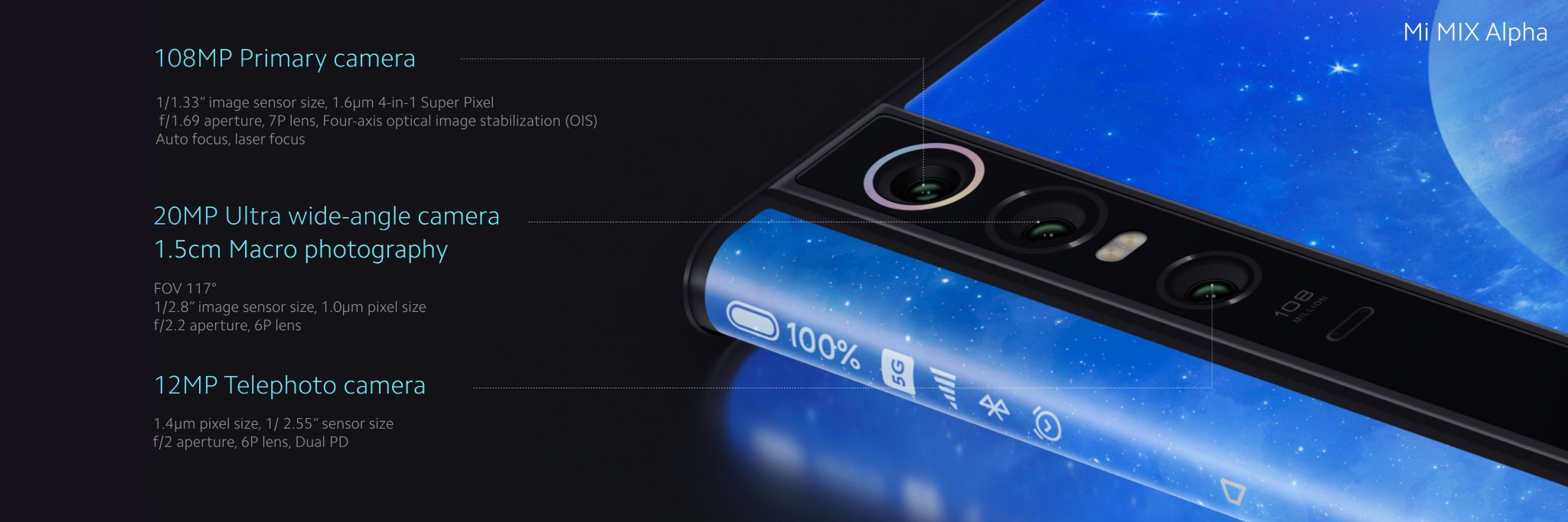 Cận cảnh Xiaomi Mi Mix Alpha: "siêu phẩm thiết kế" smartphone đương đại