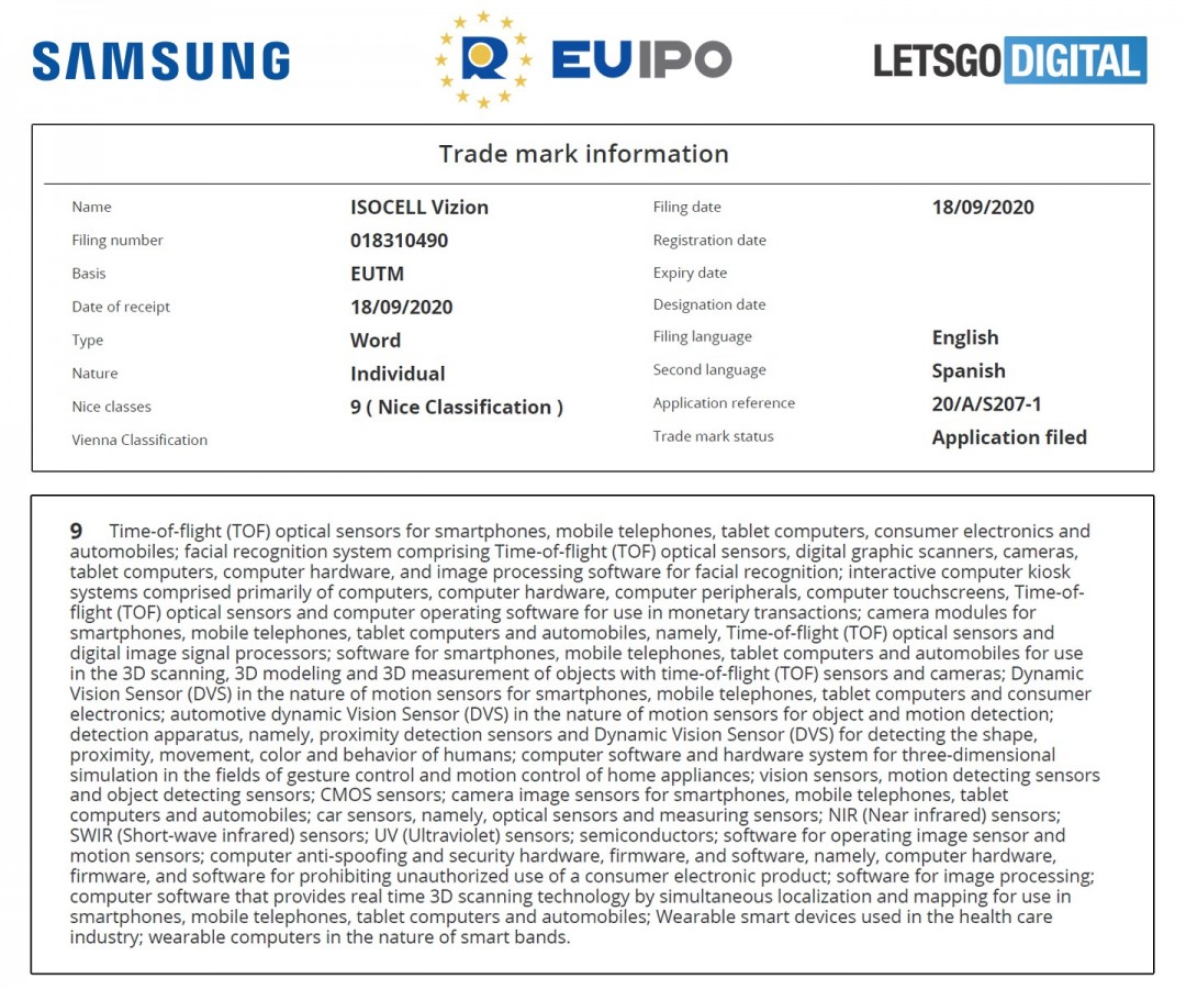 Samsung đang phát triển cảm biến 3D ToF mới có tên là ISOCELL Vizion