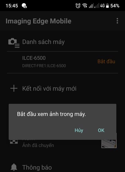 Cách chuyển ảnh từ máy ảnh Sony sang Smartphone